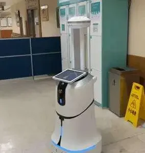 IBen M01 Intelligent Dry Mist Robot Navigation Disinfection Robot WithTemperature Measurement Camera